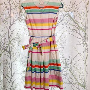 Kate Spade Multi Cape Stripe Shirtdress